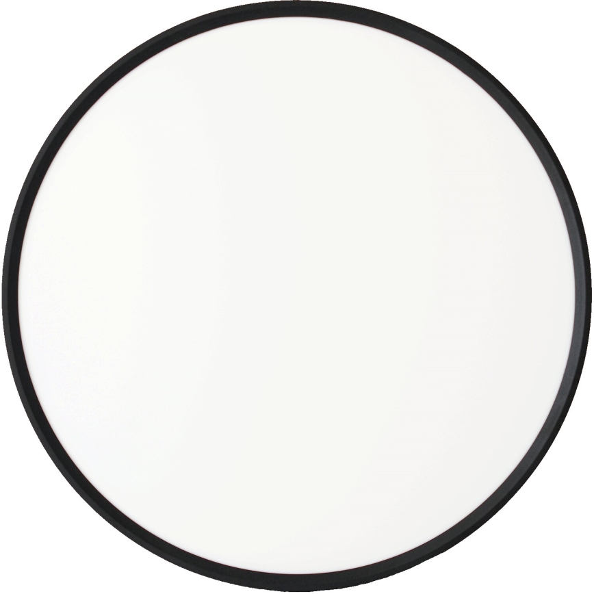 Fulgur S-43042 - Plafonieră LED dimabilă NOMY-RC LED/50W/230V 3000/4000/6500K Ø 60 cm IP40 neagră + telecomandă