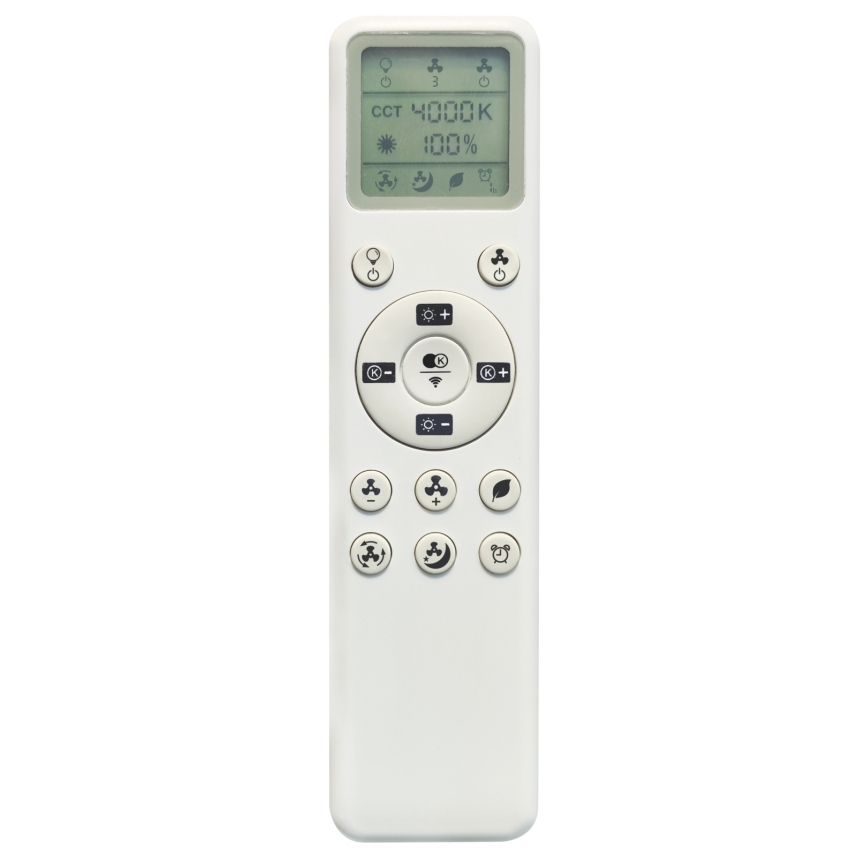 Fulgur s-43047 - Ventilator de tavan LED dimabil THORA LED/50W/230V 2700-5000K negru + telecomandă