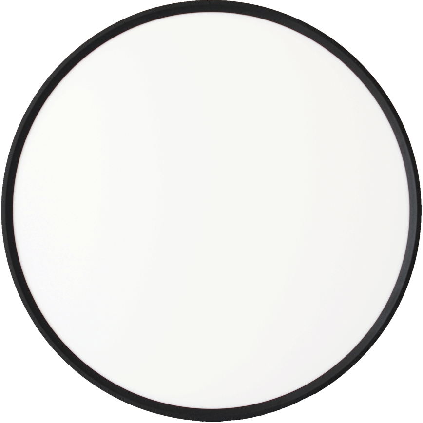 Fulgur s-43057 - Plafonieră LED dimabilă NOMY, 40W, 230V, 3000-6500K, Ø 50 cm, UGR19, IP40, Wi-Fi, neagră + telecomandă