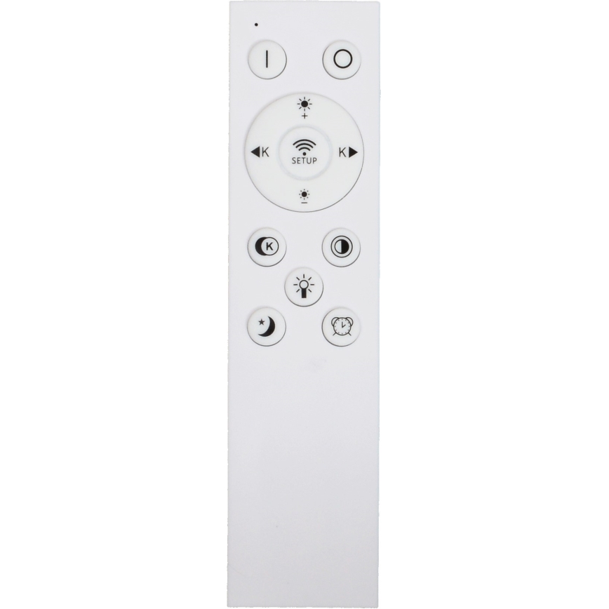 Fulgur s-43057 - Plafonieră LED dimabilă NOMY, 40W, 230V, 3000-6500K, Ø 50 cm, UGR19, IP40, Wi-Fi, neagră + telecomandă