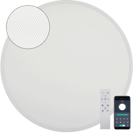 Fulgur s-43058 - Lampă de tavan dimabilă LED NOMY, 50W, 230V, 3000–6500K, Ø 60 cm, UGR19, IP40, Wi‑Fi, alb + telecomandă