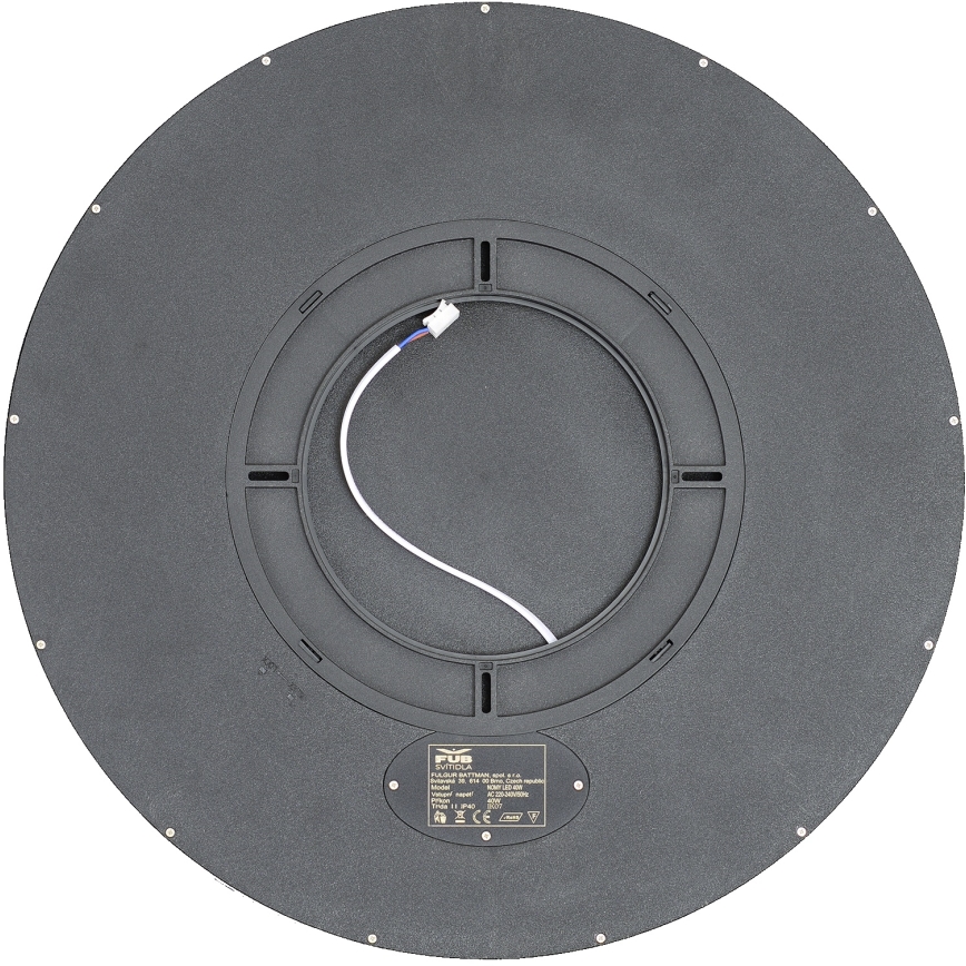 Fulgur s-43059 - Plafonieră LED reglabilă NOMY LED/50W/230V 3000-6500K diam. 60 cm UGR19 IP40 Wi-Fi neagră + telecomandă