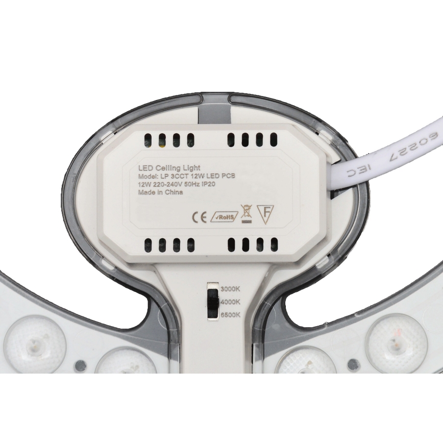 Fulgur s-43088 - Modul magnetic LED/12W/230V 3000/4000/6500K diam. 19,3 cm