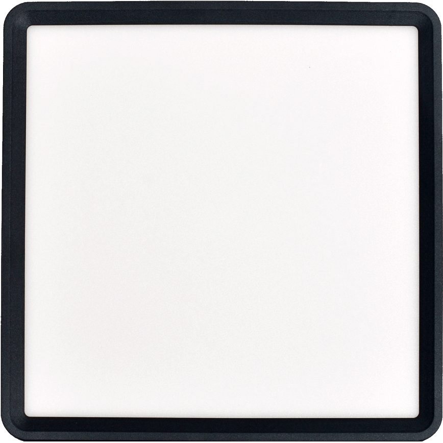 Fulgur s-43101 - Plafonieră LED NOMY, 24W/230V, 3000/4000/6500K, IP40, 30x30 cm, neagră