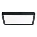 Fulgur s-43101 - Plafonieră LED NOMY, 24W/230V, 3000/4000/6500K, IP40, 30x30 cm, neagră