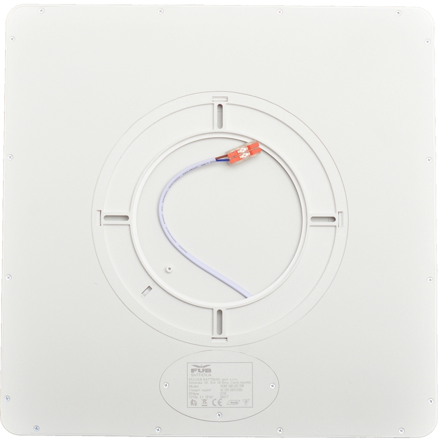 Fulgur s-43104 - Plafonieră LED NOMY LED/32W/230V 3000/4000/6500K IP40 40x40 cm albă