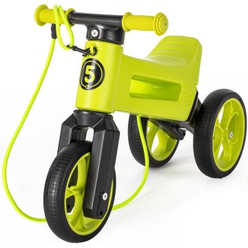 Funny Wheels - Bicicletă de echilibru 2 în 1 RIDER SUPER SPORT, verde/negru