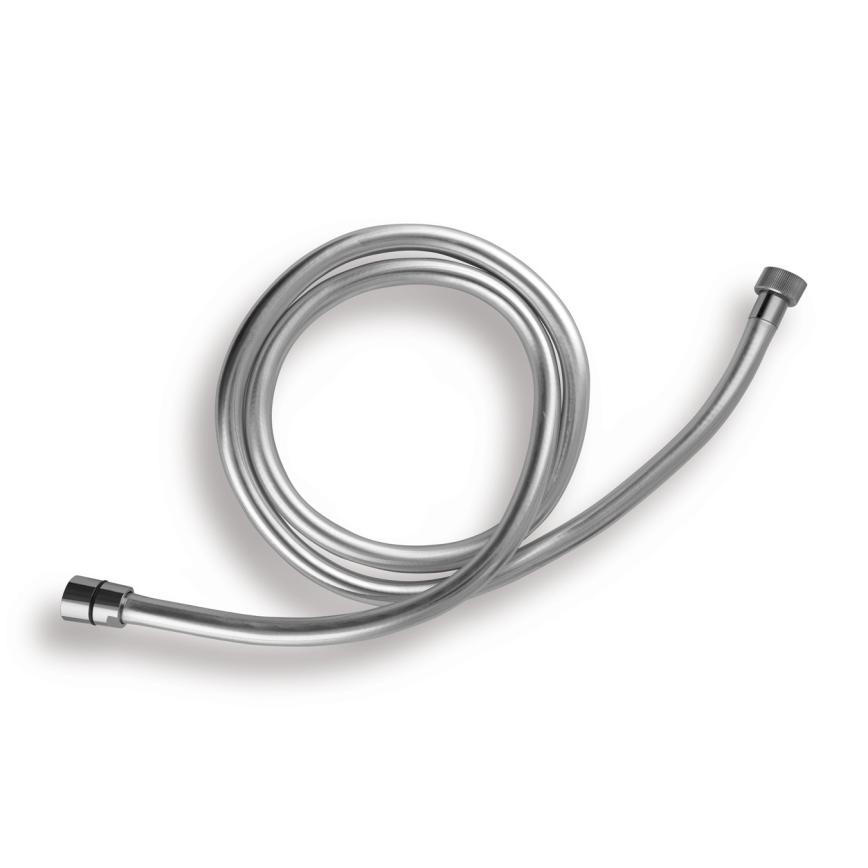 Furtun de duș din plastic Novaservis 175 cm crom mat