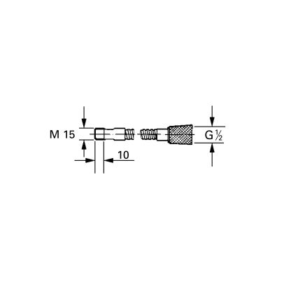Furtun de duș GROHE 46092000, 1500 mm, crom lucios