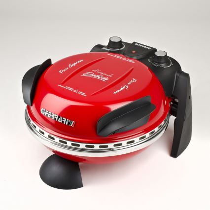 G3Ferrari G1000602 - Cuptor pentru pizza DELIZIA 1200W/230V roșu