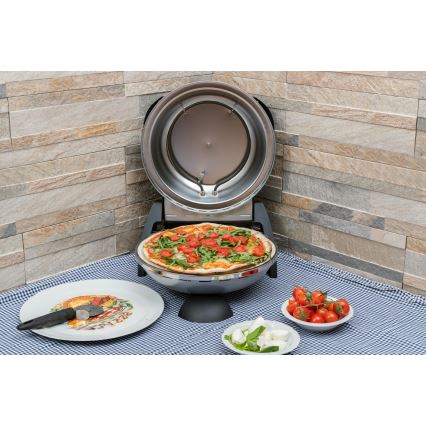 G3Ferrari G1000606 - Cuptor pentru pizza DELIZIA, 1200W/230V, argintiu