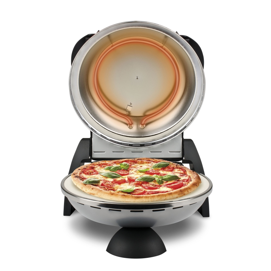 G3Ferrari G1000606 - Cuptor pentru pizza DELIZIA, 1200W/230V, argintiu