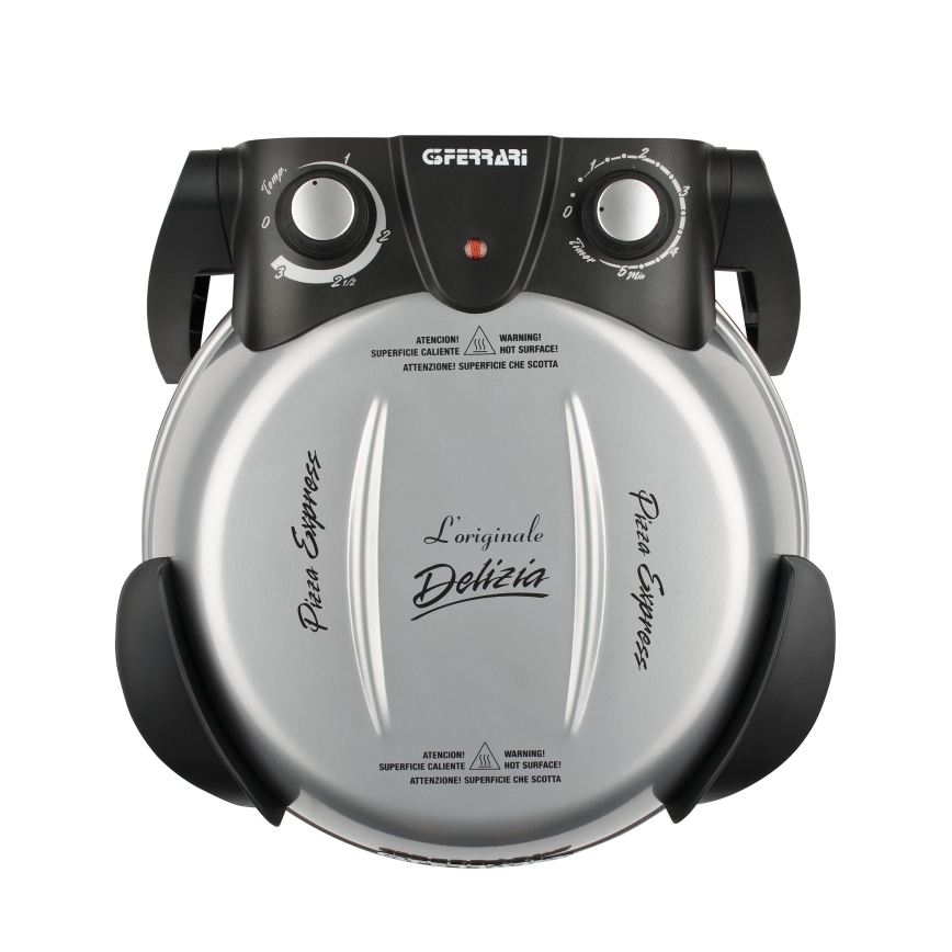 G3Ferrari G1000606 - Cuptor pentru pizza DELIZIA, 1200W/230V, argintiu