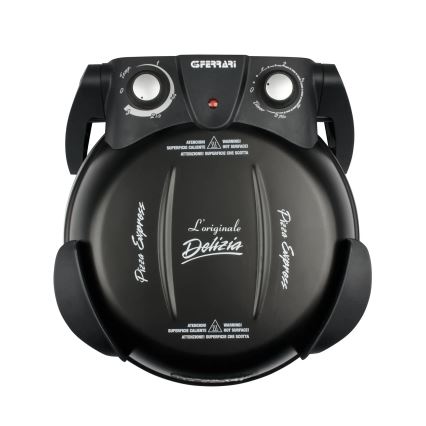 G3Ferrari G1000610 - Cuptor pentru pizza DELIZIA 1200 W / 230 V, negru