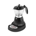 G3Ferrari G1004500 - Cafetieră moka electrică RISVEGLIO 400W/230V, neagră