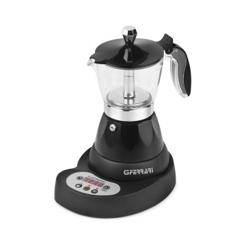 G3Ferrari G1004500 - Cafetieră moka electrică RISVEGLIO 400W/230V, neagră