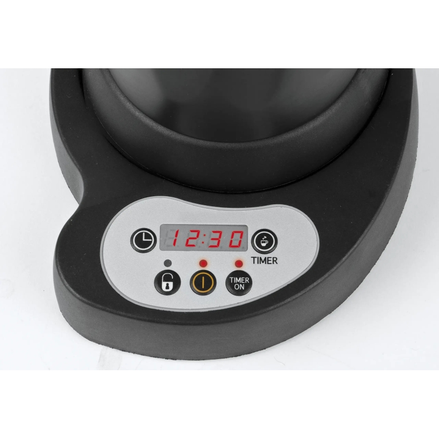 G3Ferrari G1004500 - Cafetieră moka electrică RISVEGLIO 400W/230V, neagră