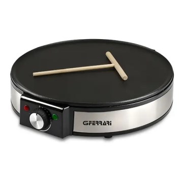 G3Ferrari G1009800 - Aparat profesional pentru clătite PROFI-CREPE 1200W/230V inox/negru