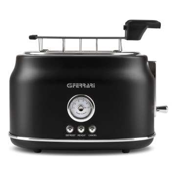 G3Ferrari G1013400 - Prăjitor de pâine ARTISTA 750W/230V, negru, 2 felii