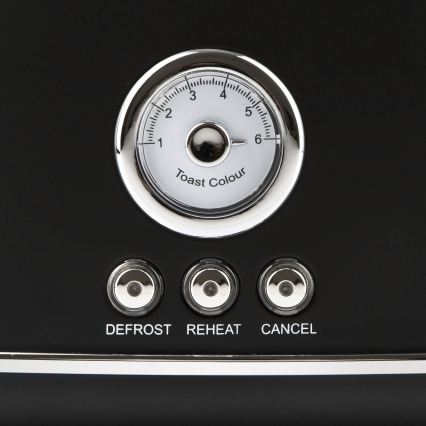 G3Ferrari G1013400 - Prăjitor de pâine ARTISTA 750W/230V, negru, 2 felii