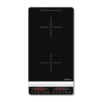 G3Ferrari G1013900 - Plită dublă cu inducție DINAMIKO 3100W/230V, negru