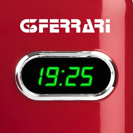 G3Ferrari G1015502 - Cuptor cu microunde cu grill, 1150 W/230 V, 20 l, roșu
