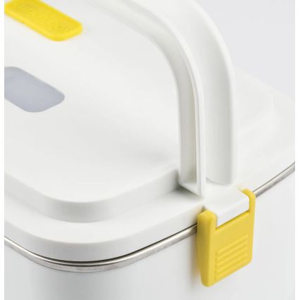 G3Ferrari G1016601 - Încălzitor electric pentru alimente VITTO 48W/230V 0,8 l alb/galben