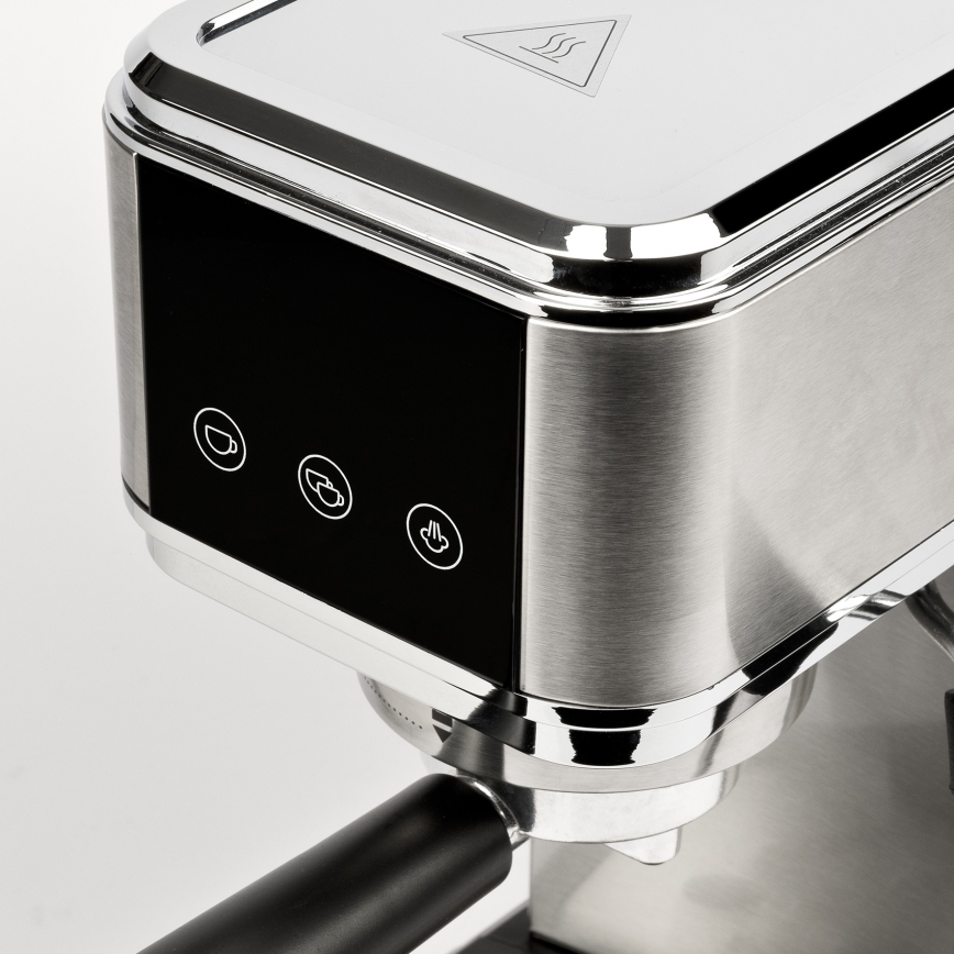 G3Ferrari G1018900 - Espressor manual cu portafiltru, 1350 W / 230 V, 15 bar, oțel inoxidabil