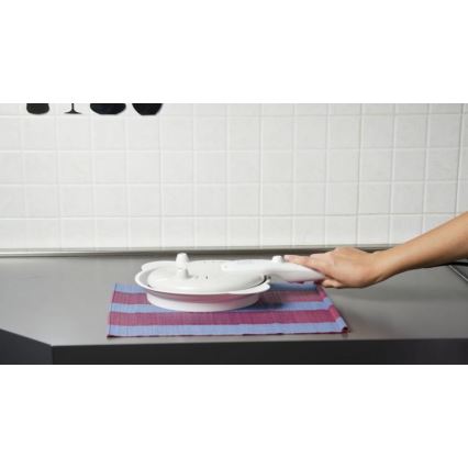 G3Ferrari G10306 - Aparat pentru clătite CREPPE, 20 cm, 800 W/230 V, alb