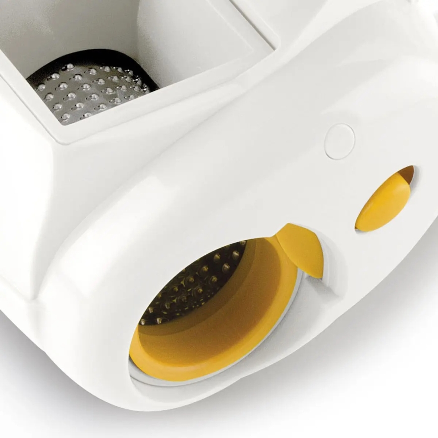 G3Ferrari G2006500 - Râzătoare electrică PARMINO 12W/230V 800 mAh alb/galben
