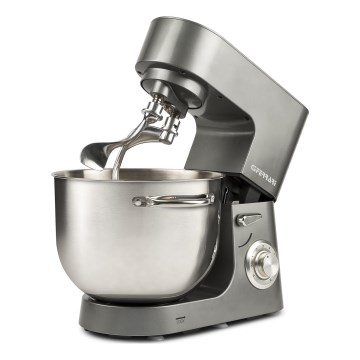 G3Ferrari G2016400 - Mixer de masă PASTAIO 8 l 1800W/230V cu două cârlige, crom mat