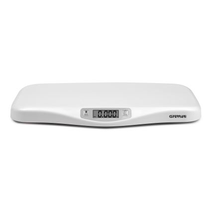 G3Ferrari G30021 - Cântar digital pentru copii, 20 kg, 1x CR2032, alb