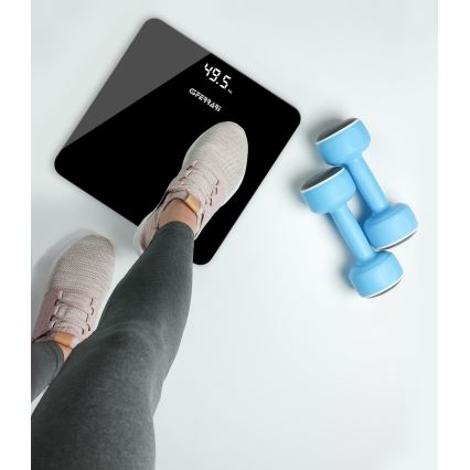 G3Ferrari G3005800 - cântar digital personal, 3x AAA, negru