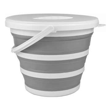Găleată pliabilă cu capac, 10 L