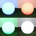 GARDEN BALL Lampă solară LED RGBW reglabilă, 5W/3,7V, 3000K, IP54, 2200 mAh, Ø 40 cm, cu telecomandă