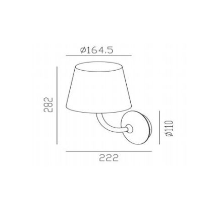 Gardino LX1791 - Lampă de perete LED pentru exterior VIOLA LED/7W/230V IP65