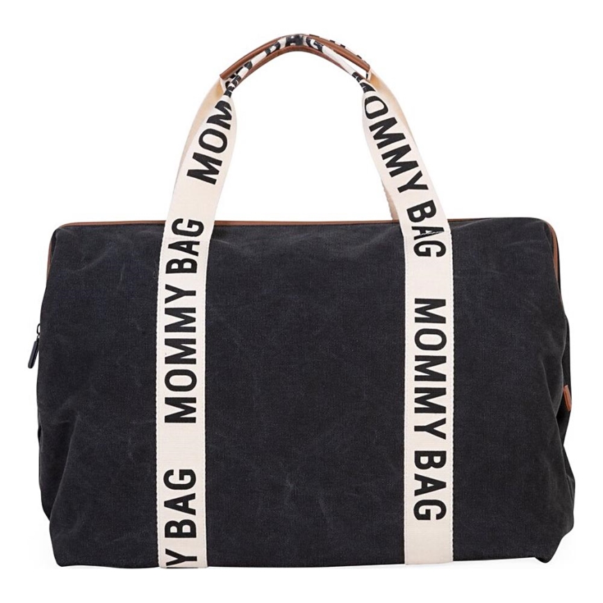Geantă de înfășat Childhome MOMMY BAG negru