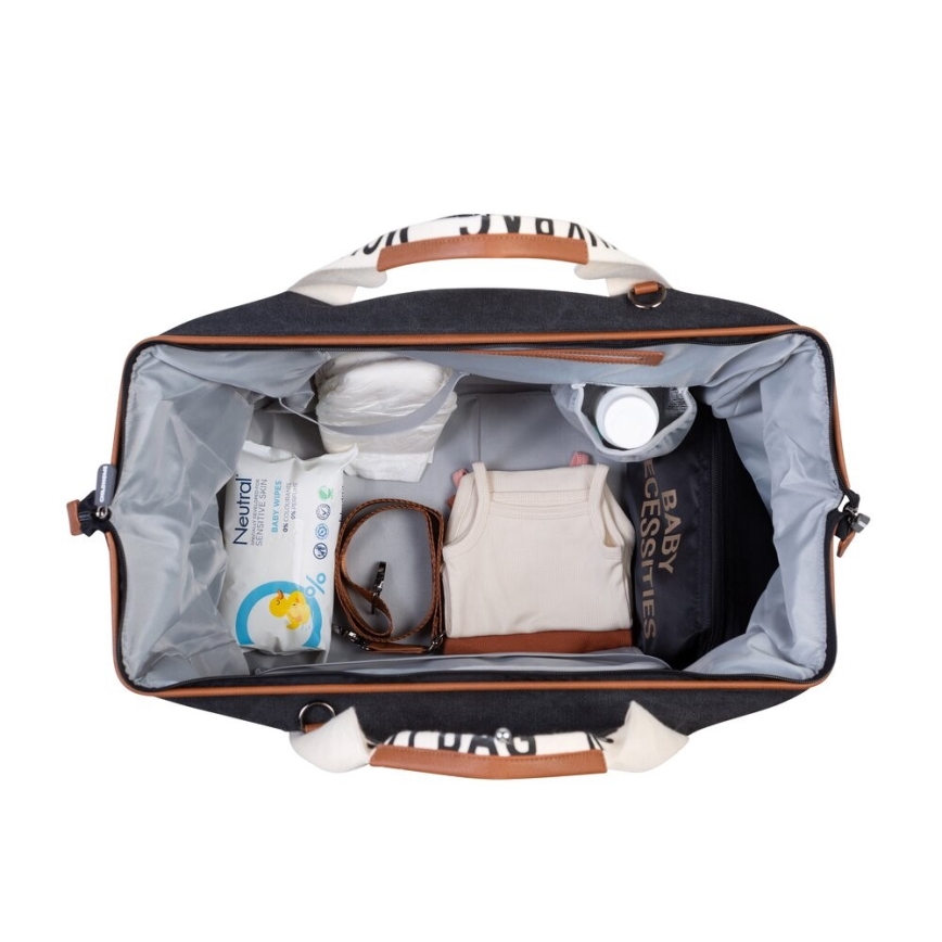 Geantă de înfășat Childhome MOMMY BAG negru