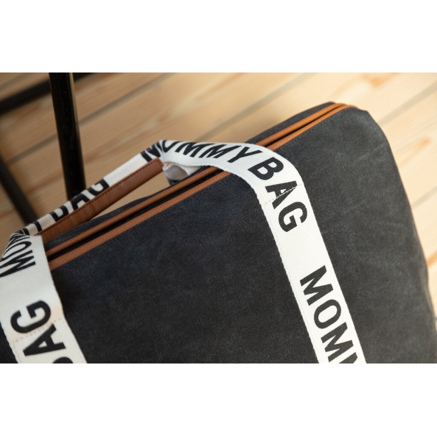 Geantă de înfășat Childhome MOMMY BAG negru