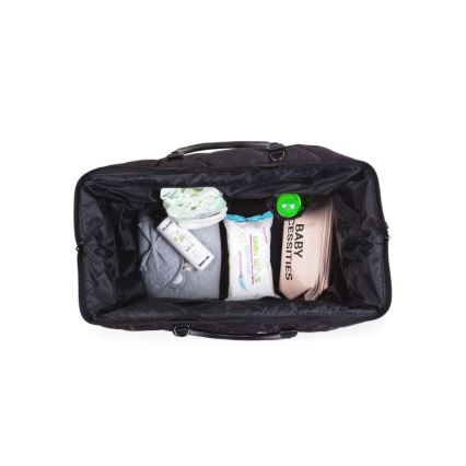 Geantă de înfășat Childhome MOMMY BAG PUFFERED negru