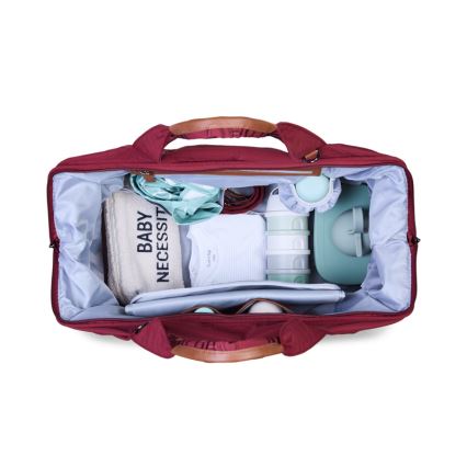 Geantă de înfășat Childhome MOMMY BAG roșu