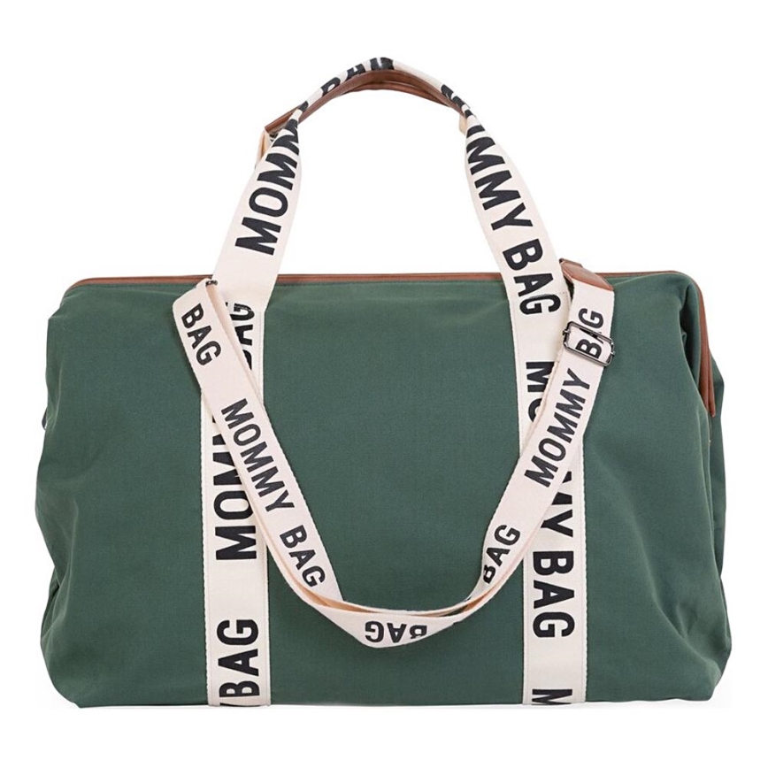 Geantă de înfășat Childhome MOMMY BAG verde