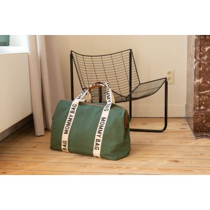 Geantă de înfășat Childhome MOMMY BAG verde