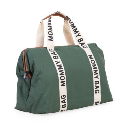 Geantă de înfășat Childhome MOMMY BAG verde