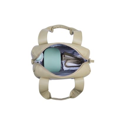 Geantă de înfășat Childhome MOMMY CLUB LEATHER bej