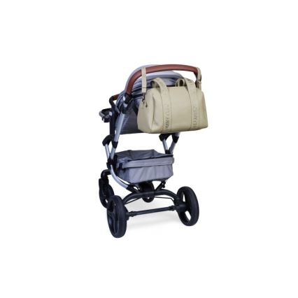 Geantă de înfășat Childhome MOMMY CLUB LEATHER bej