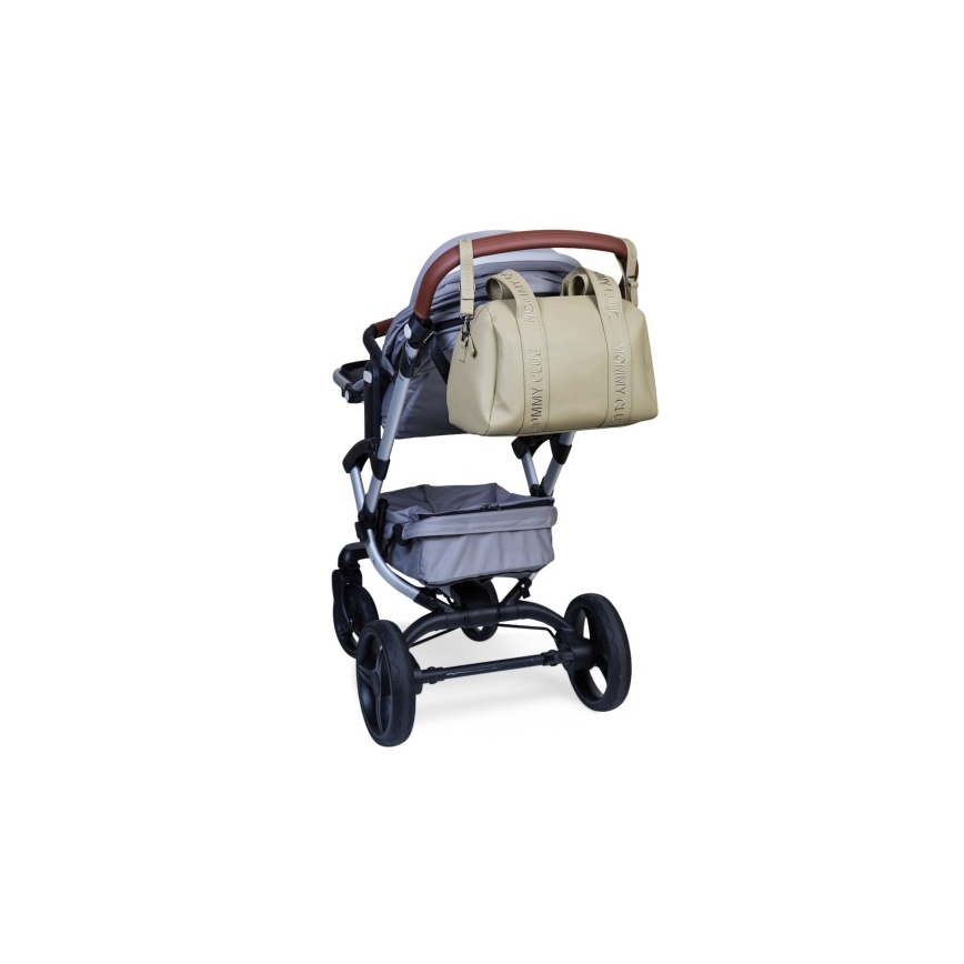 Geantă de înfășat Childhome MOMMY CLUB LEATHER bej