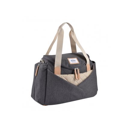 Geantă de înfășat pentru cărucior Beaba SYDNEY gri/bej