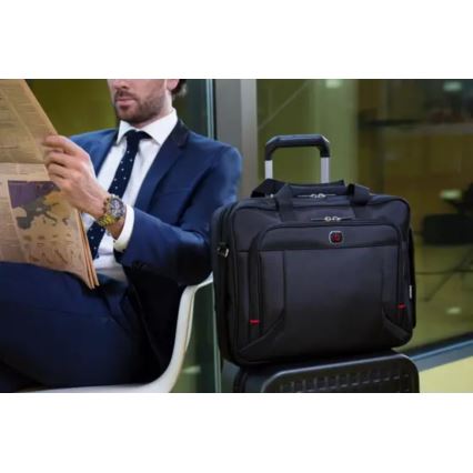 Geantă de laptop 15 l 16 cu buzunar pentru tabletă 10 Wenger Prospectus negru
