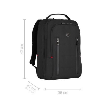 Geantă de laptop 16 l 16 cu buzunar pentru tabletă 12 Wenger City Traveler negru